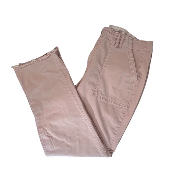 Pilcro Anthropologie Utility Pants Womens Blush Pink Size 31 Boho Whimsical - Picture 8 of 11